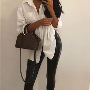 French Connection Latex Pants